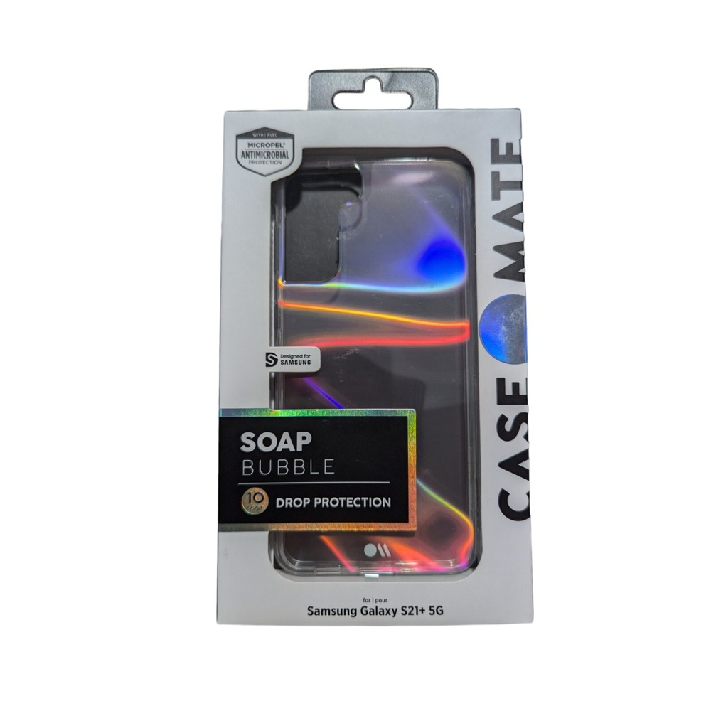 Case-Mate SOAP Bubble Case for Samsung Galaxy S21 Plus 5G - Iridescent W1